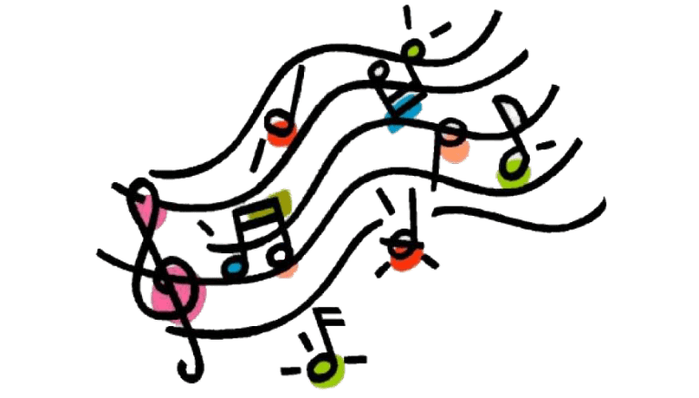 377 3778968 drawn music notes cartoon music clipart png download