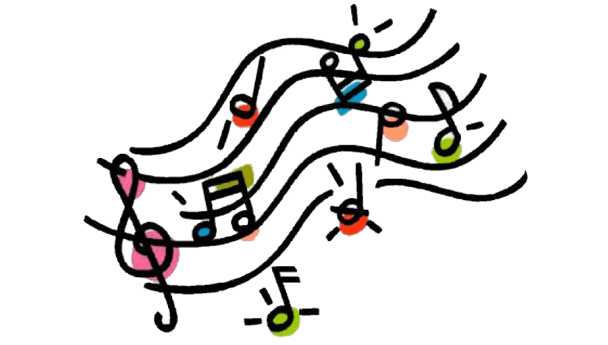 377 3778968 drawn music notes cartoon music clipart png download