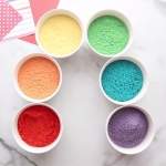 Colored Salt in Bowls