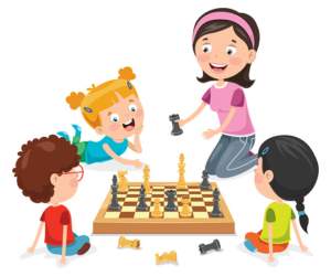 ΡΟΜΠΟΤΕΧΝΙΑ - παιδιά παίζουν σκάκι