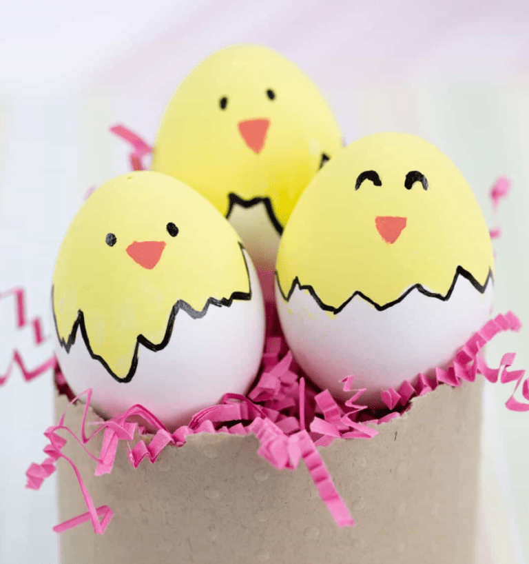 easter eggs with kids!